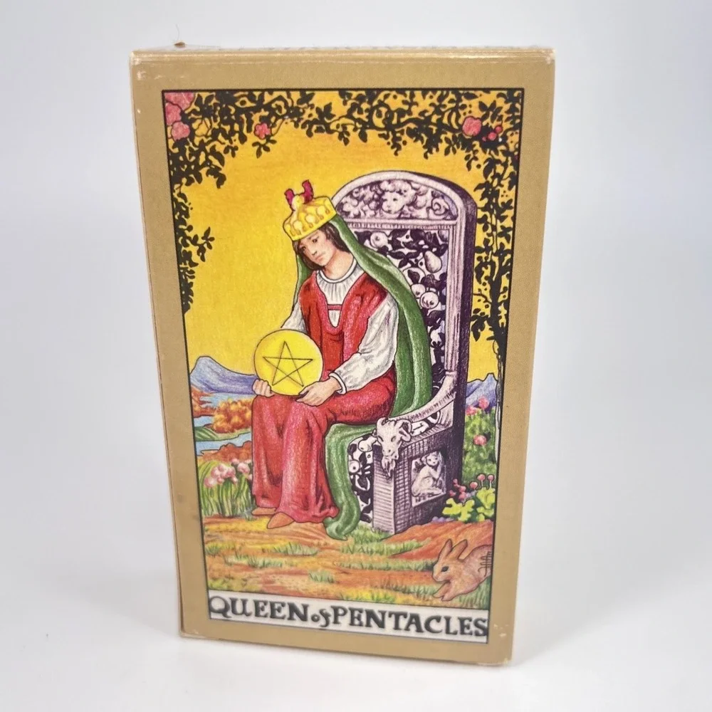 Vintage 1990 Universal Waite Tarot Deck Cards 70 Cards & Manual